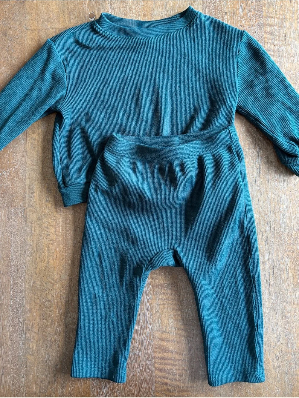 Old Navy Kids Ribbed Green Set